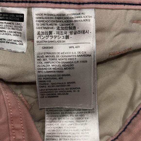 Levi's XX Chino Pants in Pink Size 32 - Picture 11 of 12